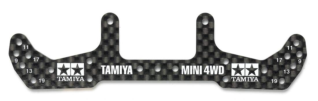 TAMIYA - 95478 Plaque arrière large en carbone Mini 4Wd Hg - Pour châssis Ar - 1,5 mm