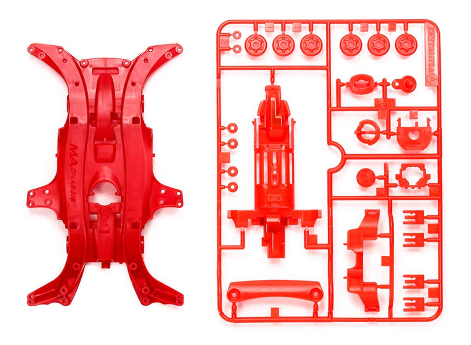 TAMIYA 95384 Mini 4Wd Ma Reinforced Chassis Red