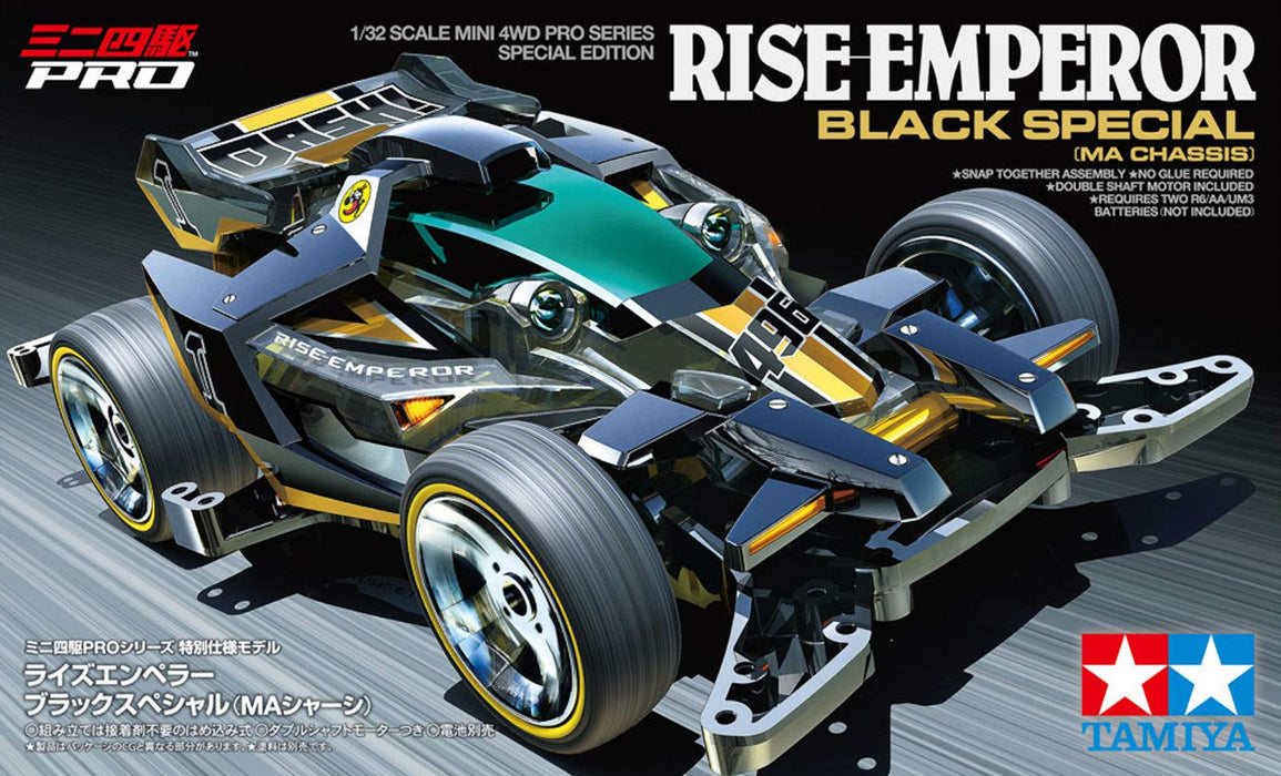 TAMIYA 95574 Mini 4Wd 1/32 Rise-Emperor Black Special Ma Chassis