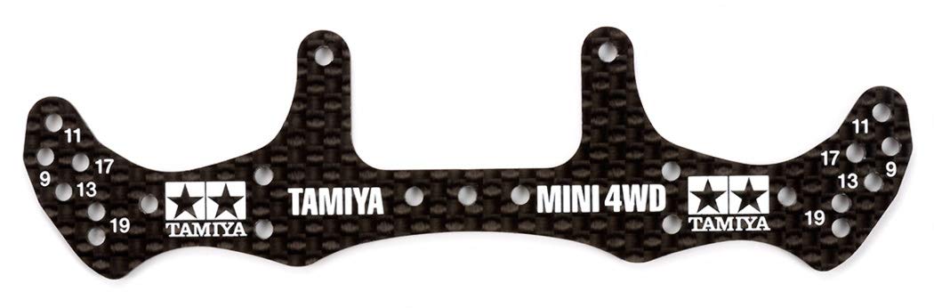 TAMIYA 15499 Mini 4Wd Carbon Wide Rear Plate 1.5Mm