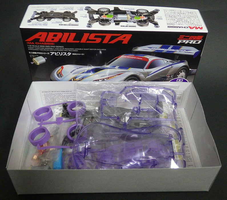 Tamiya Mini 4wd Pro Abilista Clear Purple Special Ma Chassis