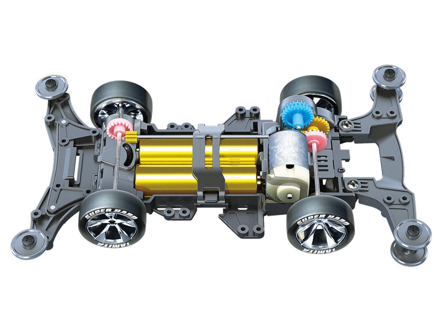 TAMIYA Mini 4Wd 1/32 Dualridge Jr. Vz Chassis- Japan Figure Store - #1 Bring To You The Best Japanese Goods