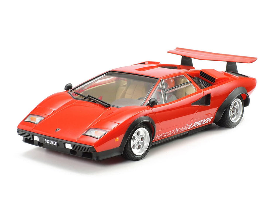 Tamiya Scale Special Project 1/24 Lamborghini Countach Lp500S Klarlack, rote Karosserie, weiße Box 25192