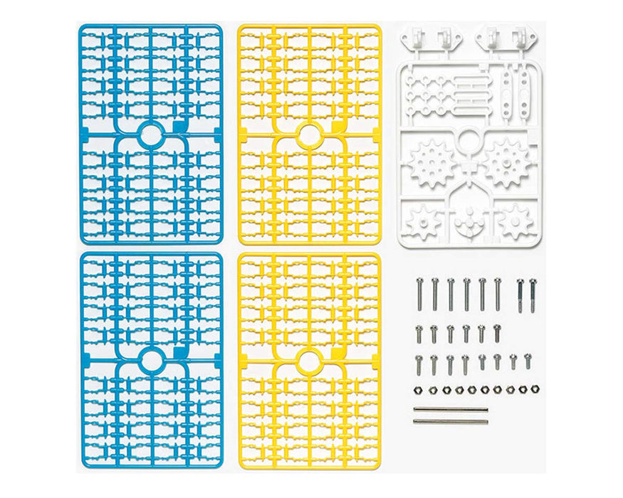 TAMIYA 69925 Ladder-Chain Blue/ Yellow & Sprocket White Set