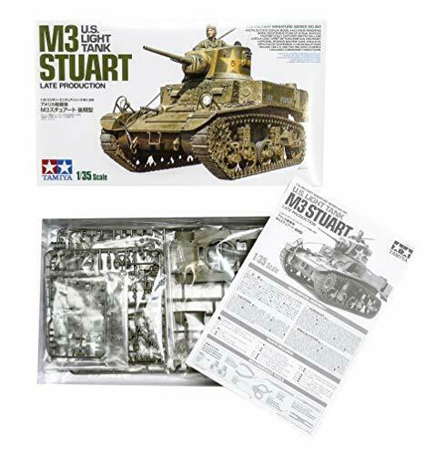 Tamiya Us Light Tankmilitary M3 Stuart Late Production Plastic Model Kit