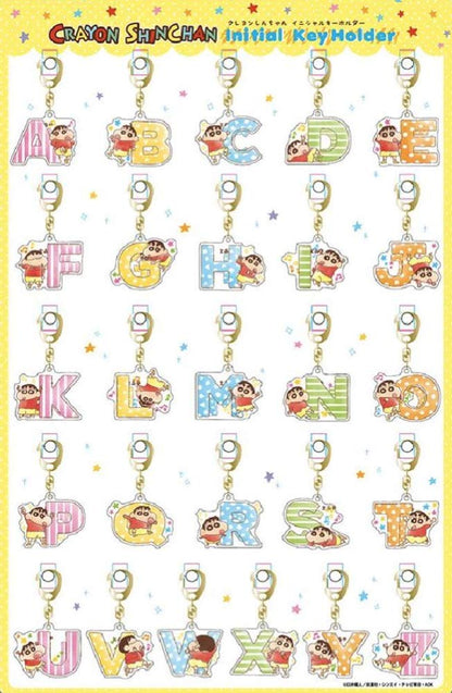 T'S FACTORY Crayon Shin-Chan Initial Acrylic Keychain D- Japan Figure Store - #1 Bring To You The Best Japanese Goods