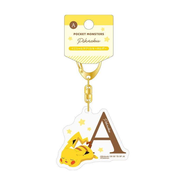 Teas Factory Pokemon Initial Acrylic Keychain 2 A Approx. H5.2 X W6 X D0.3Cm Pm-5541194A