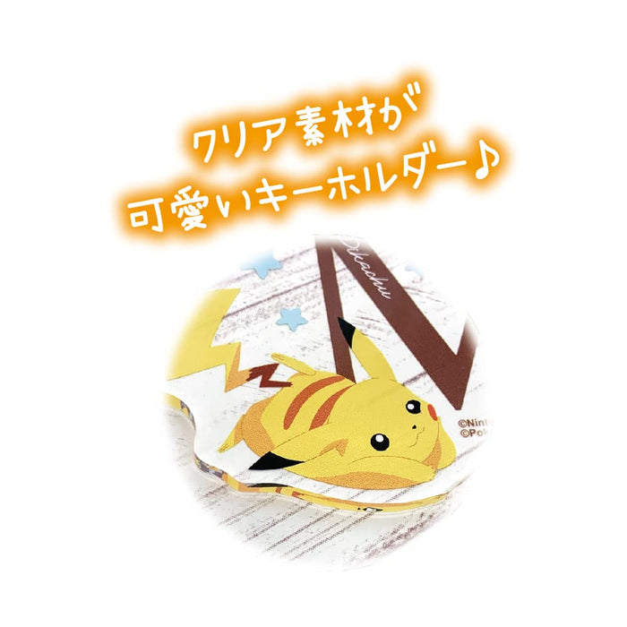 Teas Factory Pokemon Initial Porte-clés Acrylique 2 K Env. H4.8 × W6.6 × D0.3Cm Pm-5541195K