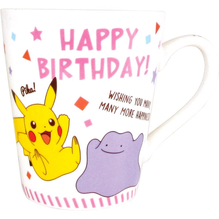 T'S FACTORY - Pokemon Message Mug Pikachu & Ditto Happy Birthday