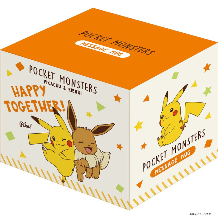 T'S FACTORY Pokemon Message Mug Pikachu &amp; Slowpoke Merci tout
