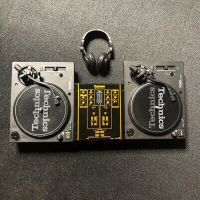 Technics Miniature Collection Dj Mixer Turntable Figure All 5pcs Set