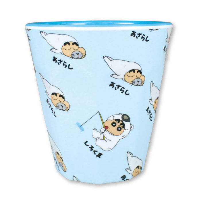 T&S Factory Crayon Shin-Chan Melamine Cup Henshin Shin-Chan Seal Japan Ks-5525564Az