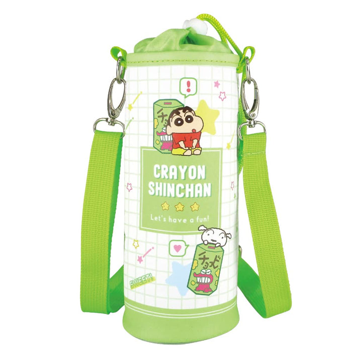 TS Factory Crayon Shin-Chan Plastic Bottle Cover L Hide And Seek Chocobi H20.5 X Φ9Cm Ks-5535621Kc