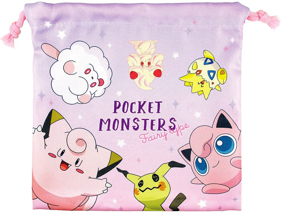 POKEMON CENTER ORIGINAL Pokémon Fairy Type Sac à cordon plat