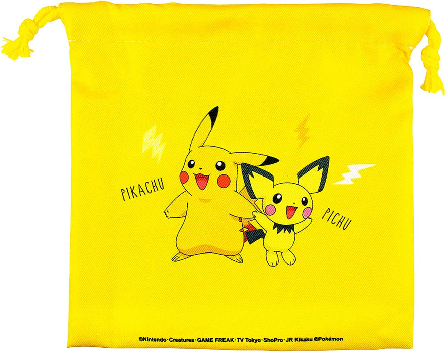 POKEMON CENTER ORIGINAL Pokemon Electric Type Flat Drawstring Bag