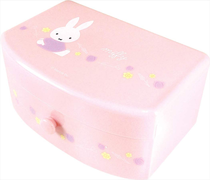TS Factory Jewelry Box With Drawer Miffy Pink 11.5 X 16 X 7.5 Cm Mf-5522995Pk