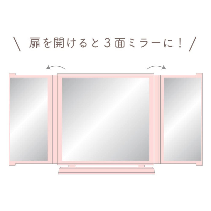 T&S Factory Kirby'S Dream Land 3 Side Mirror Kirby Face 18.7X18X9Cm Japan Hk-5537635Kf