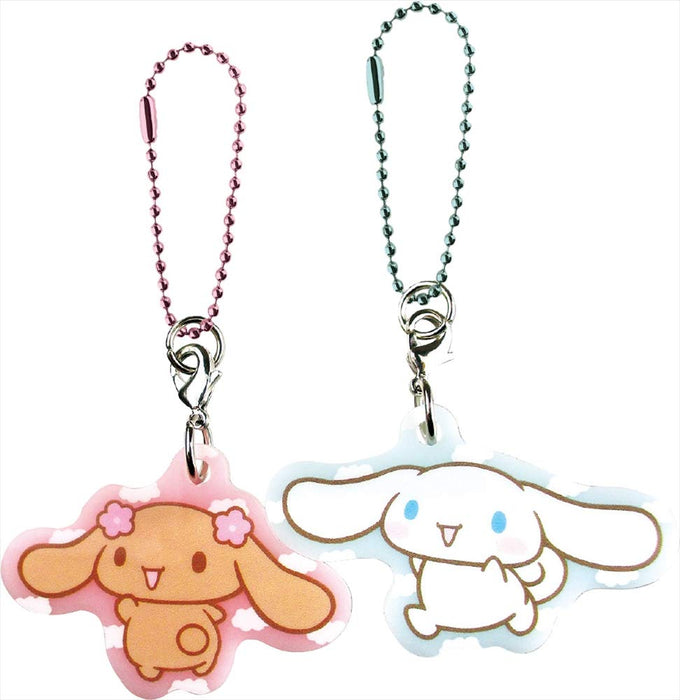 Sanrio Pair Acrylic Key Chain Cinnamoroll & Mocha