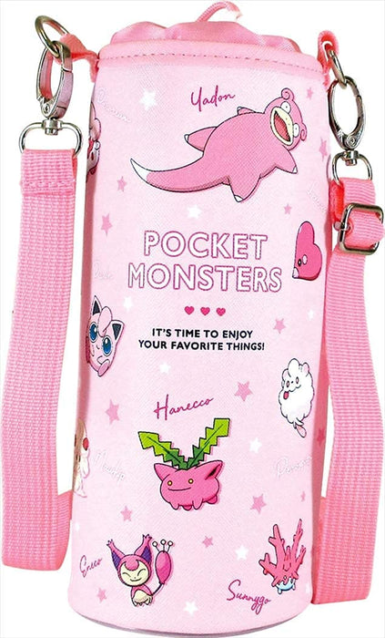 Tee&S Factory Plastic Bottle Cover L Pokemon Colors Pink H20.5 X Φ9Cm Pm-5535628Pk