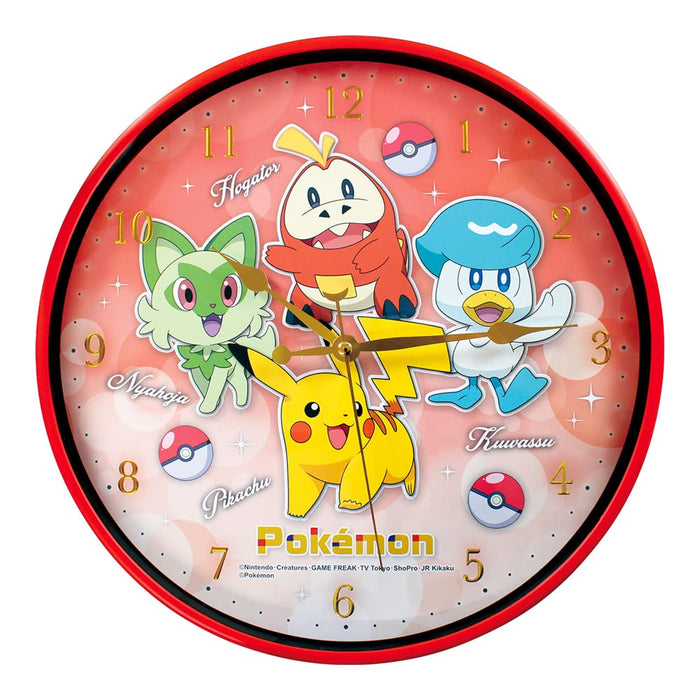 T'S Factory Pokemon Index Wall Clock Glitter Good Friend Japan Φ30Xd4Cm Pm-5520423Na