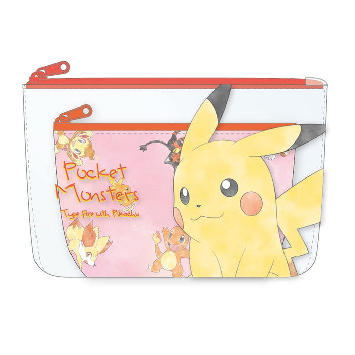 Tee's Factory Pokemon Pouch Set Pikachu &amp;Amp; Feuertyp D5 X B20,5 X H13Cm Pm-5533789Ho