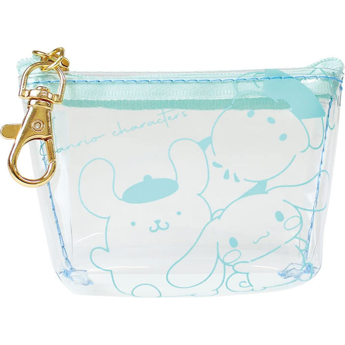 T&S Factory Sanrio Chocotto Triangle Clear Pouch Mint Japan H6Xw9.5Xd3Cm Sr-5544102Mt
