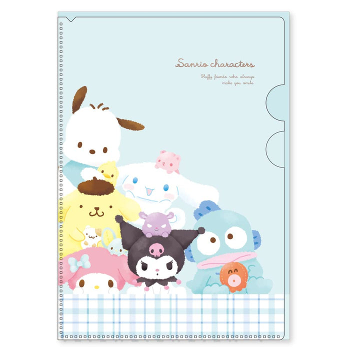 T'S Factory Sanrio Clear Holder With Pocket Sanrio Characters