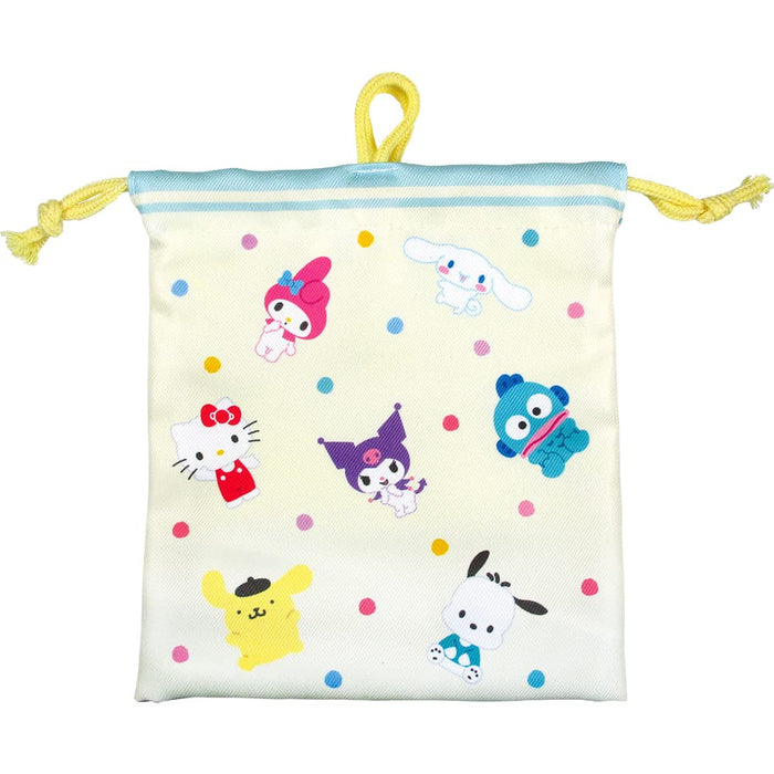 TS Factory Sanrio Drawstring With Inner Pocket Mix About H21 X W18Cm Sr-5530184Mx