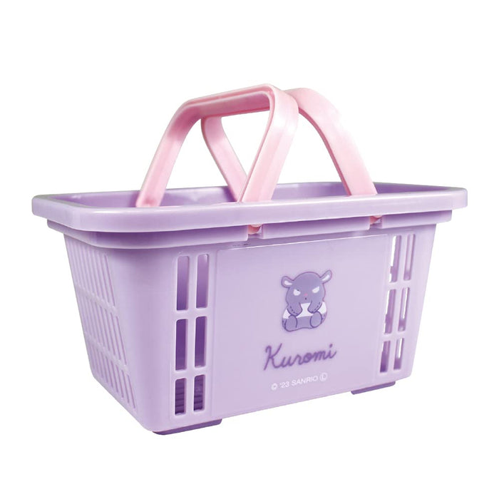 T&S Factory Sanrio Mini Chara Basket Kuromi Face 8.3X16.1X11.5Cm Japan Sr-5542648Ku