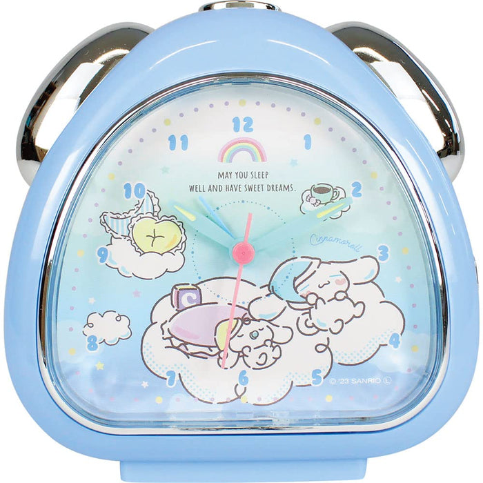 T&S Factory Japan Sanrio Rice Ball Clock Good Night Cinnamoroll H13.5Xw13.7Xd6Cm Sr-5520429Cr