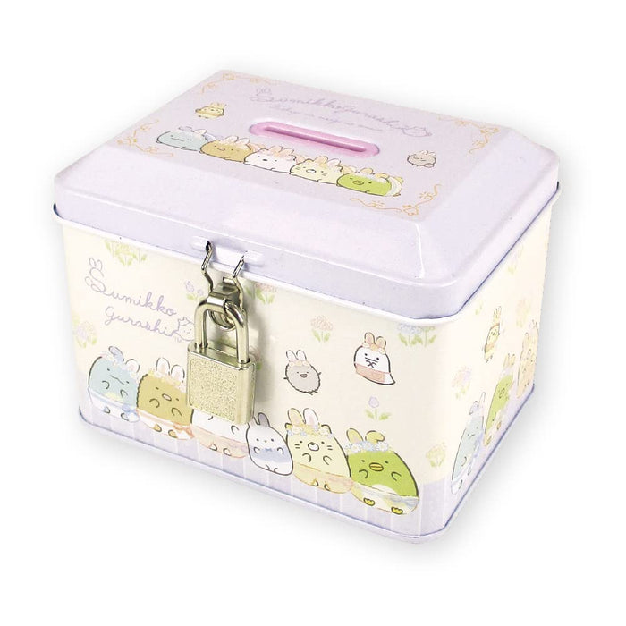 T'S Factory Piggy Bank With Key Lock Sumikko Gurashi Mysterious Rabbit Garden- Japan Figure Store - #1 Bring To You The Best Japanese Goods
