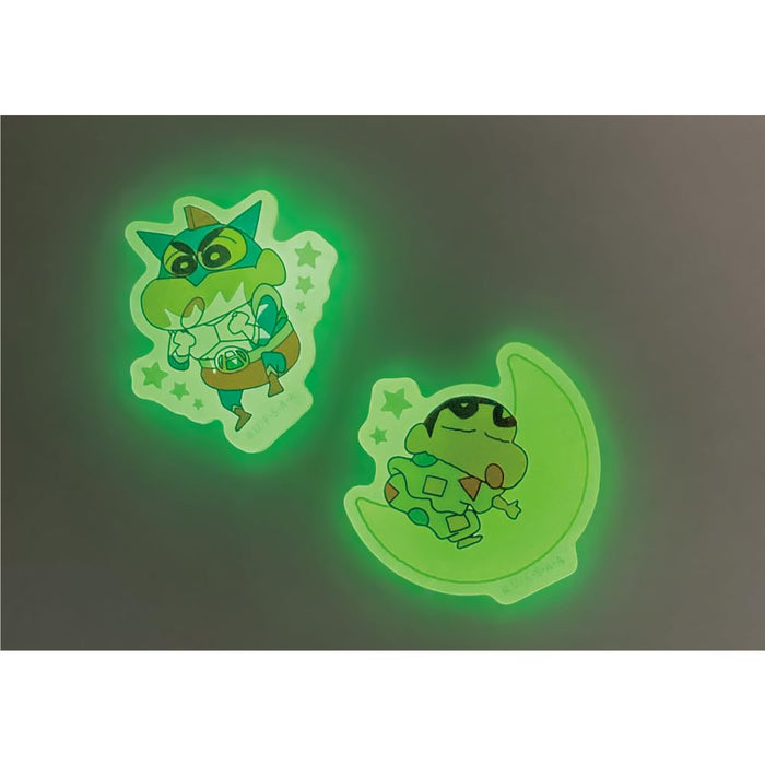 Tees Factory Crayon Shin-Chan Luminous Sticker Pajamas KS-5541854PJ H4.5xW5xD0.3cm