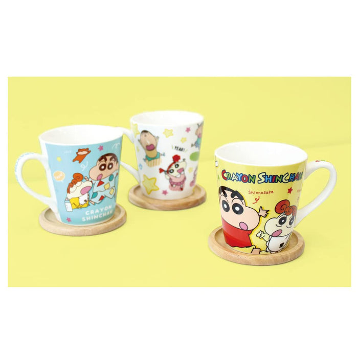 T's Factory Crayon Shin-Chan Mug KS-5524649CS H90xΦ88mm Chocobi Shower