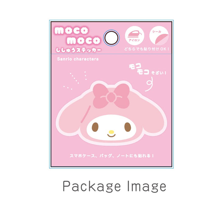 My Melody My Melody Embroidery Sticker SR-5541603Mm H4.1xW7xD0.3cm T's Factory