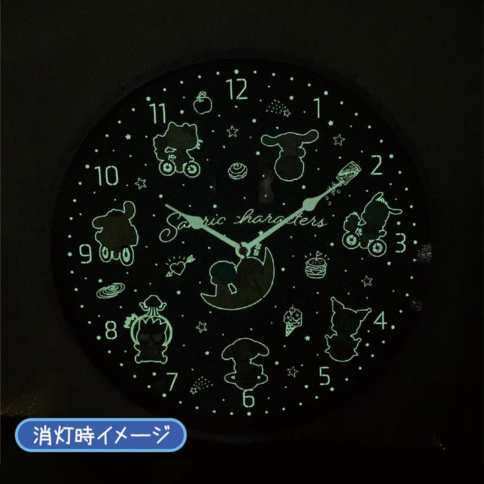Tees Factory Sanrio Horloge murale lumineuse SR-5520454SN