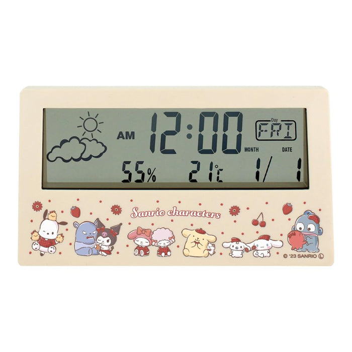 T's Factory Sanrio Digital Clock Friends Memory SR-5520445FM