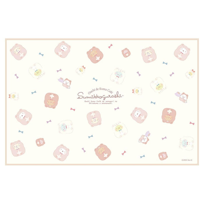 Tees Factory SG-5535675Kc Sumikko Gurashi School Lunch Cloth Kuma Cafe H38xW58cm