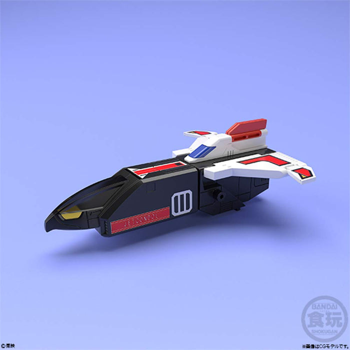 BANDAI CANDY 339830 Super Mini-Pla Tenku Gattai Jet Icarus 1 Box 5er Set