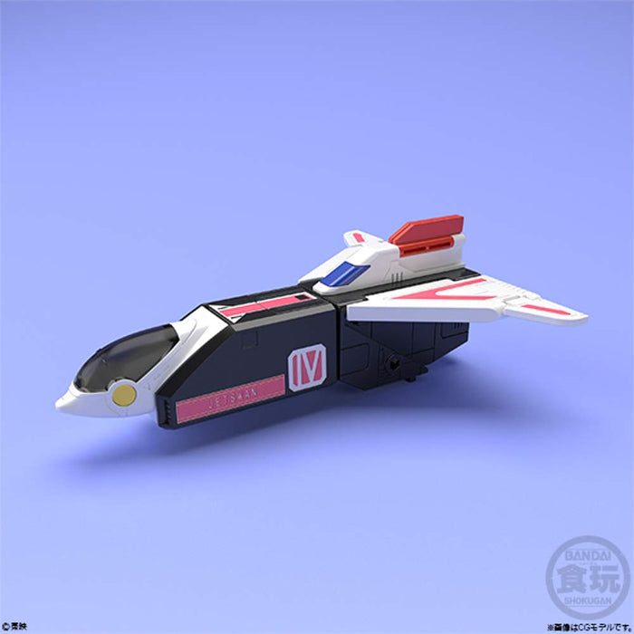 BANDAI CANDY 339830 Super Mini-Pla Tenku Gattai Jet Icarus 1 Box 5 Pcs. Set