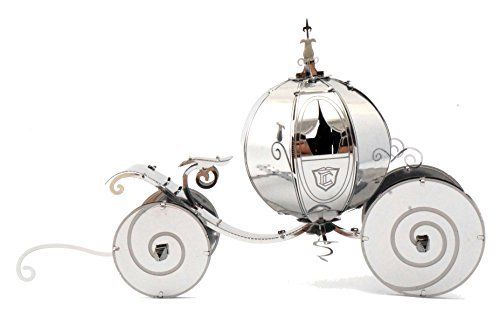 Tenyo Metallic Nano Puzzle Disney Cinderella Pumpkin Carriage Model Kit - Japan Figure