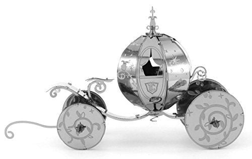 Tenyo Metallic Nano Puzzle Disney Cinderella Pumpkin Carriage Model Kit