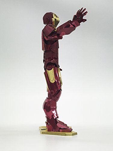 Tenyo Metallic Nano Puzzle Multi Color Marvel Iron Man Mark Iv Model Kit