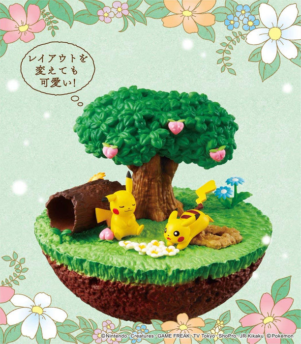 RE-MENT 204499 Pokemon Terrarium Collection Dx ~ Pikachu im sonnigen Wald ~ 1 Figur