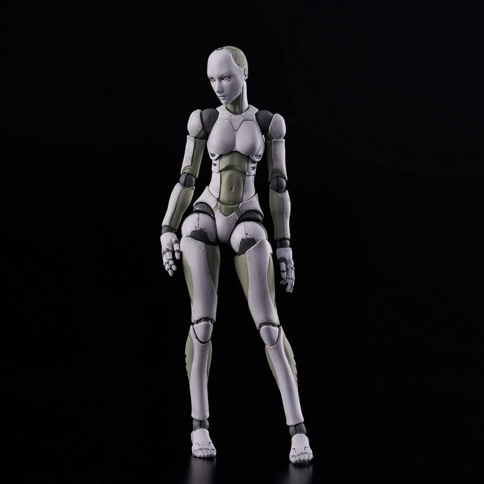 Test 1/12 Toa Heavy Industries Synthetic Human (Female) Secondary Production 1/12 Scale Abs Pvc Pre-Pained Action Figure