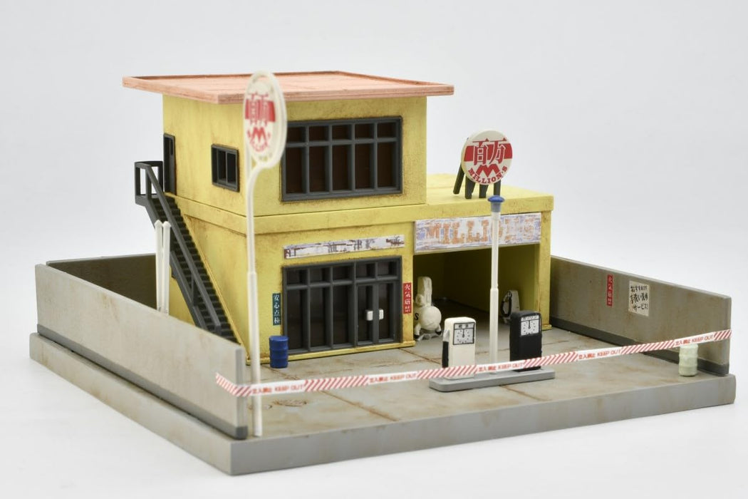 Tomytec Japan Building Collection Kenkore 183 Closed Gas Station Diorama Supplies