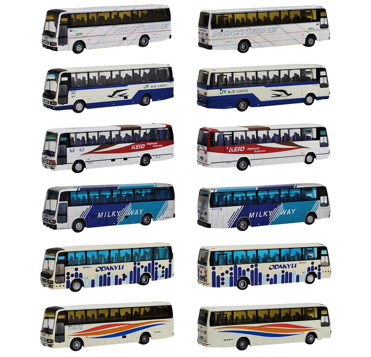 TOMYTEC The Bus Collection No.30 12 Buses Randomly Packed N Scale