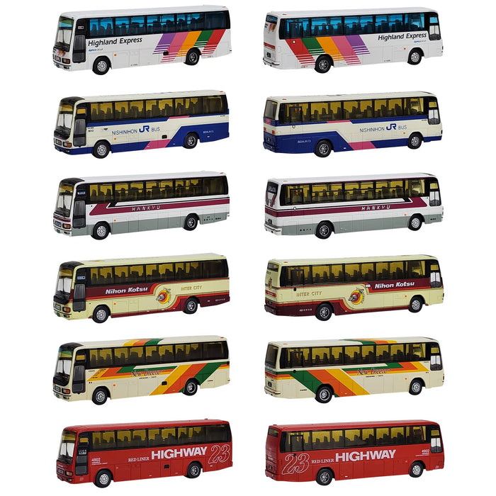 TOMYTEC The Bus Collection No.30 12 Buses Randomly Packed N Scale