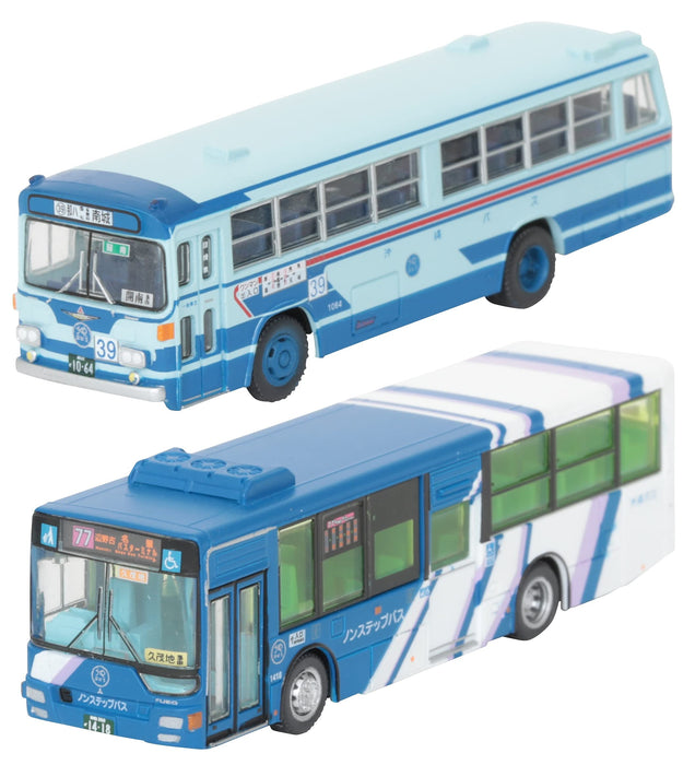 Tomytec 70th Anniversary Okinawa Bus Set of Two Limited Edition Diorama Supplies 317159