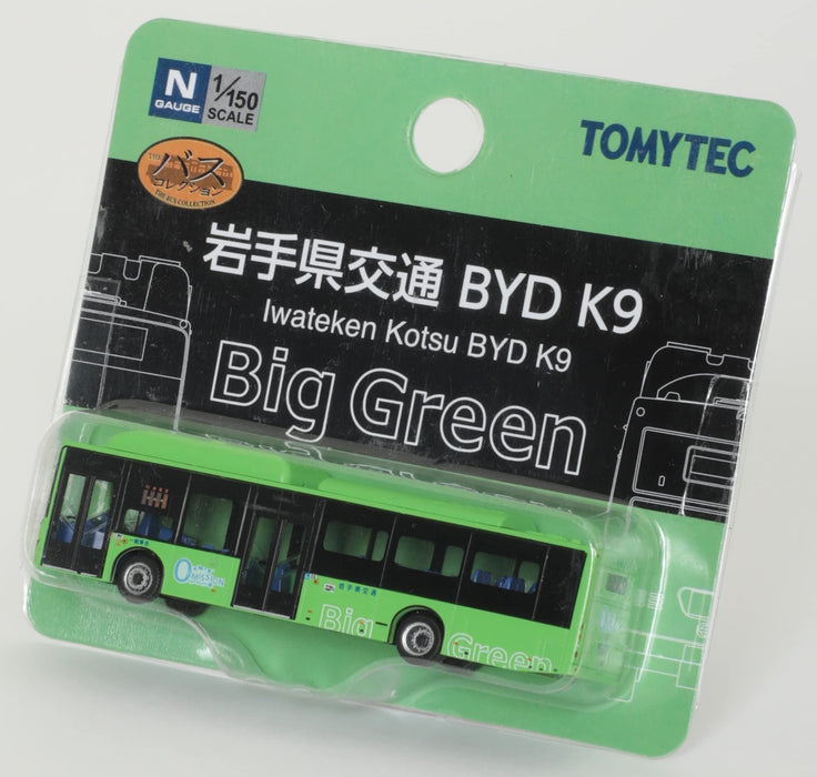 Collection de bus Tomytec - Transport de la préfecture d'Iwate BYD K9 Diorama First Order Édition limitée 313960