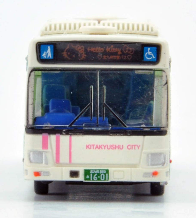 Tomytec Hello Kitty Character Bus 2 Ribbon Ver - Kitakyushu City Diorama Limited Edition